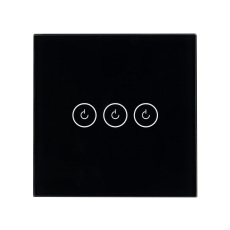 Выключатель сенсорный SWT-OMALI-S03-ZB-BK (250V, 10A, Zigbee) (Arlight, Стекло)