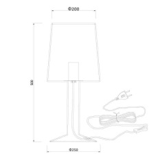 Настольная лампа Lucide Louis 78575/50/31