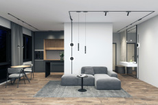 Трековый светильник AIR LINEAR DK5300-BK