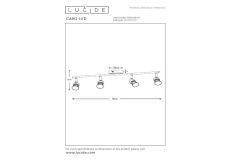 Спот Lucide Caro Led 13955/20/03