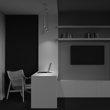 Подвесной светильник Nevill GU10 1x10Вт, P318-PL-01-W