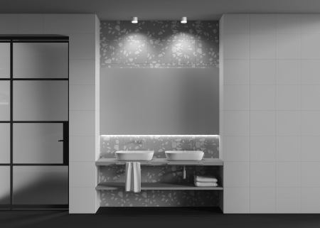 Потолочный светильник Pauline GX53 1x15W IP44, C087CL-GX53-W