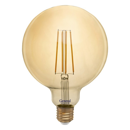 Светодиодная лампа GLDEN-G125S-10-230-E27-2700 Золотая