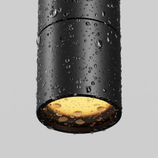 Уличный трековый подвесной светильник Focus led Elasity IP 3000К 8Вт 38° черный, O-TR01-1-P-8WB3K