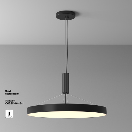 Потолочный светильник Zon 3000K 90W 120°, C032CL-90W3K-RD-B