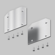 Заглушка торцевая к профилю, 2шт, TRA010MPEC-21S