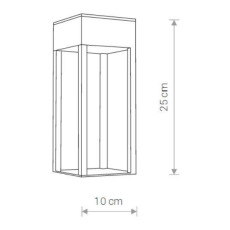 Уличный светодиодный светильник Nowodvorski Structure Led 8146