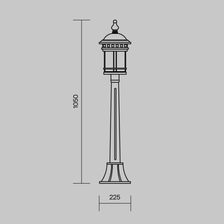 Ландшафтный светильник Salamanca O031FL-01BR
