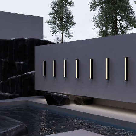 Настенный светильник (бра) Corte O571WL-L20B3K