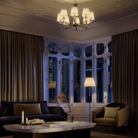 Торшер Maytoni Riverside MOD018FL-01CH