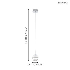 Подвесной светильник Eglo Montefio 1 93708