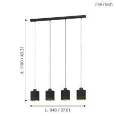 Подвесной светильник Eglo Esteperra 99275