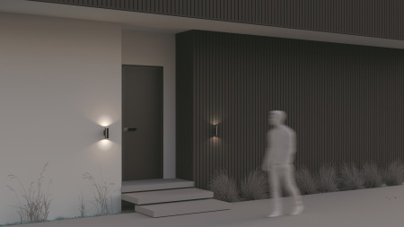 Настенный светильник (бра) Bowery GU10х2 50Вт IP 54, O574WL-02B