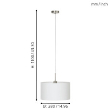Подвесной светильник Eglo Pasteri 31571