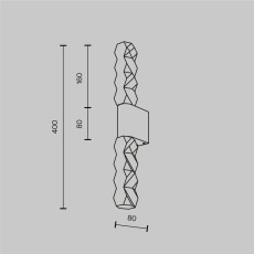 Настенный светильник (бра) Selemo 3000К 5Вт, MOD328WL-L5BS3K