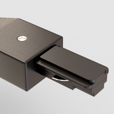 Коннектор поворотный шарнирный Unity черный, TRA001CS-11B