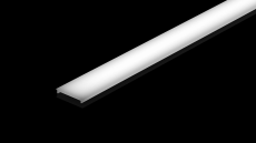 Алюминиевый профиль Design LED LE 6332, 2500 мм, анодированный LE.6332-R