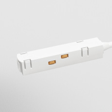 Коннектор питания угловой Gravity белый, TRA004CPC-22W