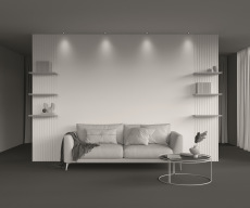 Встраиваемый светильник Round 3000K 7W 60°, DL058-7W3K-TRS-B