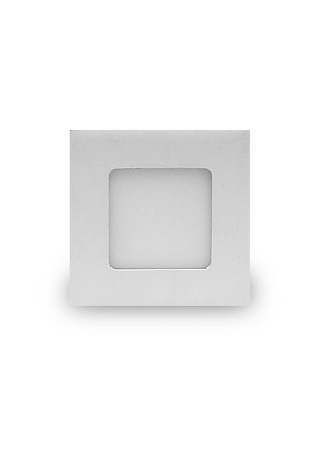 Квадратная светодиодная панель 90x90, 220 Вольт, 4 Ватта, IP20, Белый, 106227