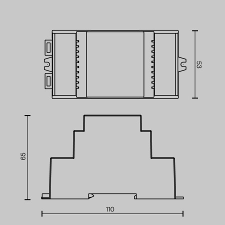 Релейный модуль DALI DT7 четырёхканальный 4x12A DIN, 721021