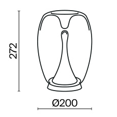 Настольный светильник Splash 3000К 9Вт, MOD282TL-L15G3K