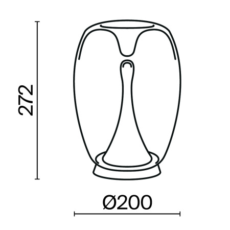 Настольный светильник Splash 3000К 9Вт, MOD282TL-L15G3K