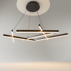 Подвесной светильник Line 3000-4000К 80Вт, MOD016PL-L80BK