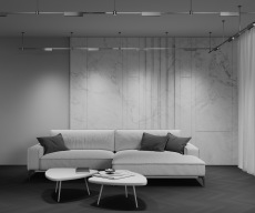 Трековый светильник Points Flarity 3000K 12Вт 40°, TR150-1-12W3K-M-BS