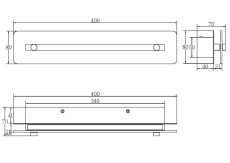 Настенный светильник (бра) Maya 3000К 11Вт, P091WL-L7CH3K