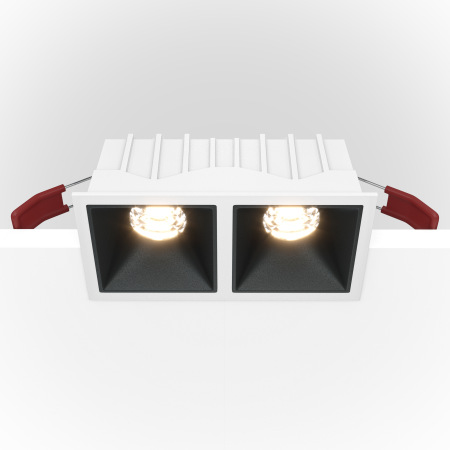 Встраиваемый светильник Alfa LED 3000K 2x10Вт 36° DL043-02-10W3K-SQ-WB