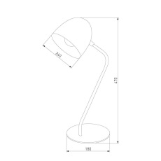 Настольная лампа TK Lighting 5193 Soho White