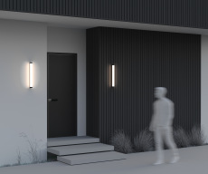 Настенный светильник (бра) Rounge 3000К 16Вт IP54, O482WL-L16B3K