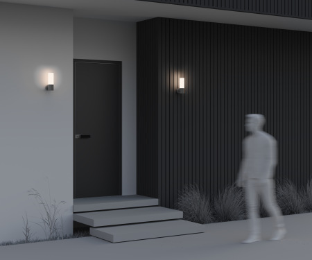 Настенный светильник (бра) Willis E27х1 60Вт IP 54, O418WL-01GR