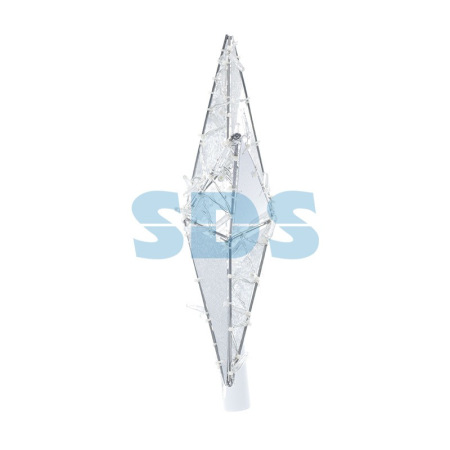 Светодиодная фигура «Звезда» 50 см,  80 светодиодов,  с трубой и подвесом,  цвет свечения белый NEON-NIGHT