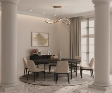 Подвесной светильник Plons 3000К 56Вт, MOD283PL-L65BS3K