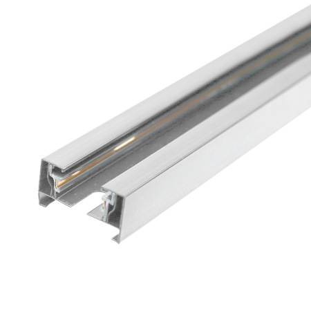 Шинопровод для трековых однофазных светильников, белый, 1м, в наборе токоввод, заглушка, крепление, CAB1007