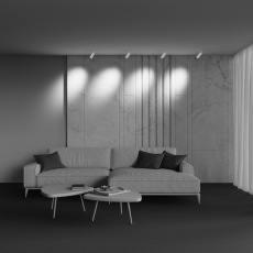 Трековый светильник Focus Zoom Exility 2700-6000K 5Вт 15-50° Dim Dali2, TR212-4-12WTW-DD2-Z-W