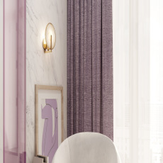 Настенный светильник (бра) Marmo E14х1 40Вт MOD099WL-01G2