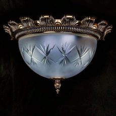 Потолочный светильник Artglass Lea II. Brass Antique