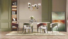 Подвесной светильник Aura E14х6 MOD016PL-06BS