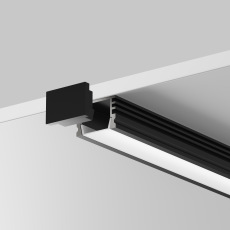 Алюминиевый профиль накладной 16x12 (Черный, 2 м), ALM-005-B-2M 631005