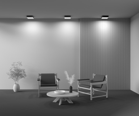 Потолочный светильник Zon 3000K 24W 120°, C032CL-24W3K-SQ-B