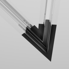 Угол-соединитель 45° Exility встраиваемый черный TRA034CLS-42B