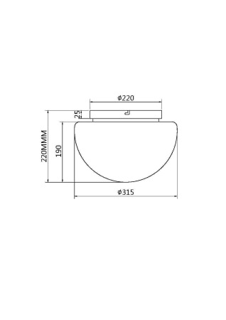 Потолочный светильник Glassy E27х1, MOD270CL-01G