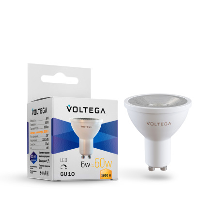 Светодиодная лампа Simple MR16 6W 3000K 38° GU10 DIM