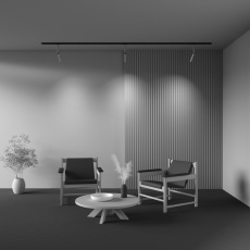 Трековый светильник Focus T Unity 4000K 6Вт 36°, TR142-1-6W4K-BS