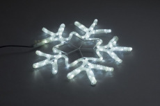 LED-XM-(FR)-2D-CK006-С-W-F(W) White Снежинка 56х57см, 230V, Flash