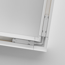 Угловой коннектор S35 накладной белый, TRA004CL-21W