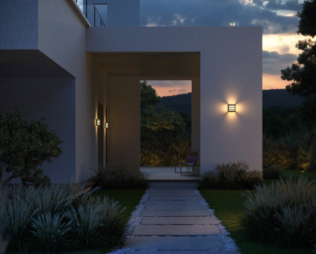 Настенный светильник (бра) Downing Street 3000К 10Вт IP 65, O020WL-L10B4K